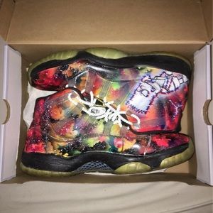 Nike Air Jordan 11 Retro Custom Galaxy x Simpsons Design